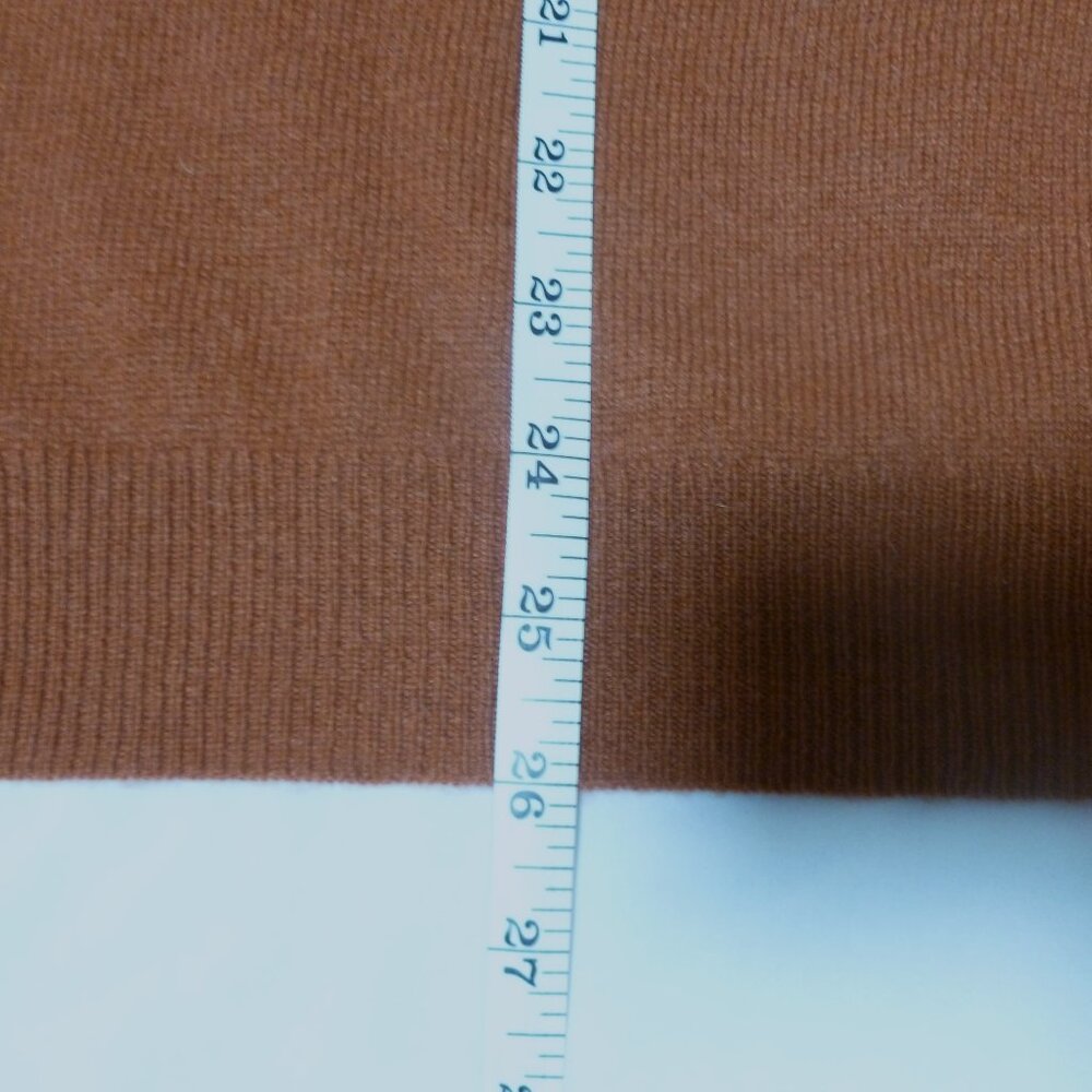 Charter Club Cashmere Long Sleeve Crewneck Sweater XL Bronze Pecan Rust NWT - Picture 7 of 14
